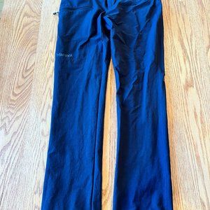 Women's Black Softshell Active Pant, Size 8 Tall